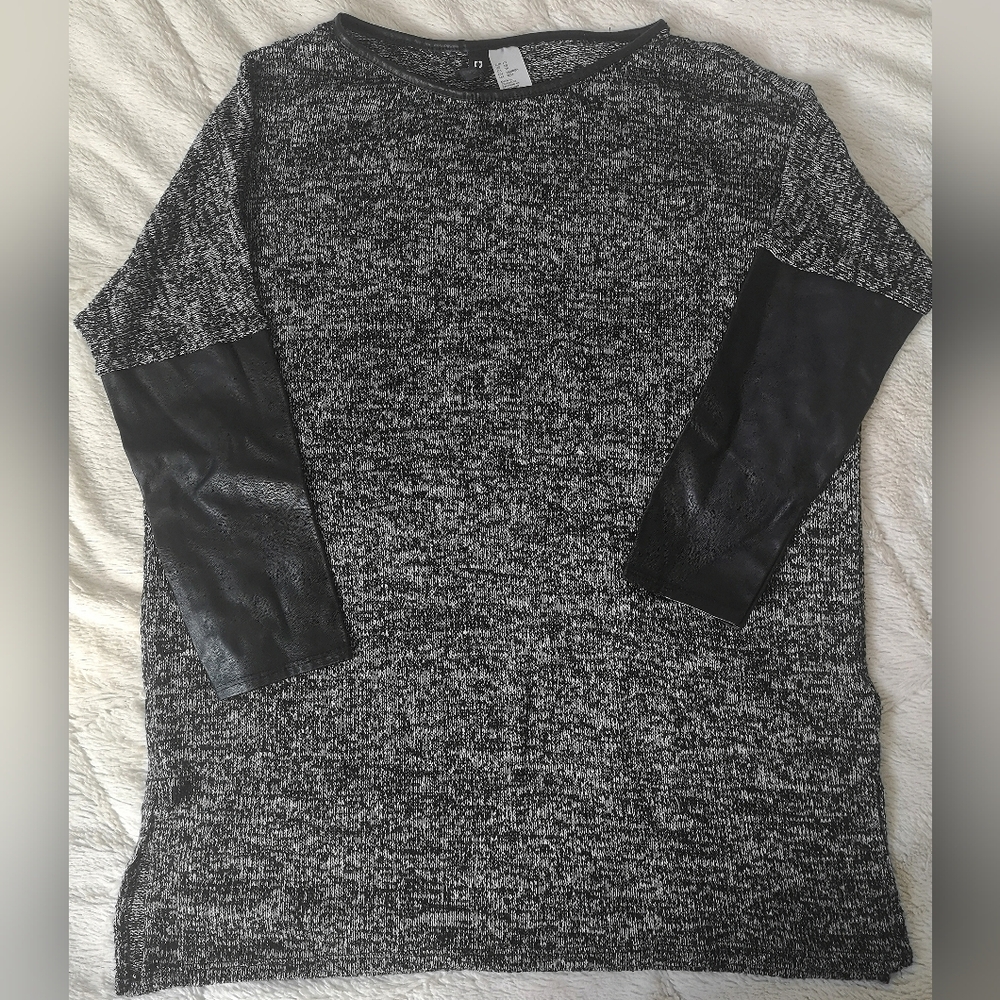 Divided sweater